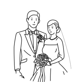 再婚なので、つつましい結婚式にしたい