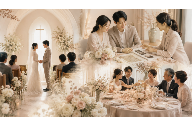 親族のみの結婚式を神戸で｜挙式のみ・食事会・少人数披露宴の進行と選び方