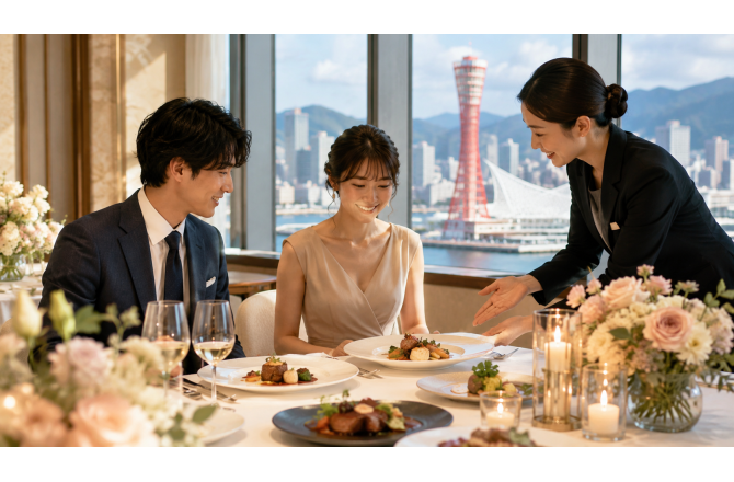 神戸の結婚式場を料理で選ぶ｜試食で見る判断軸とゲスト満足のコツ