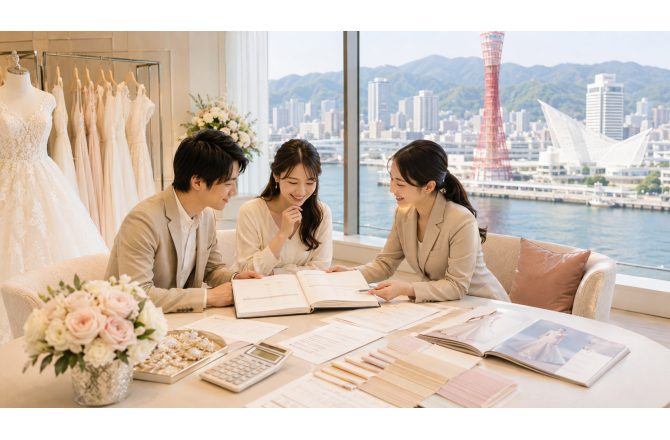 結婚式のドレス費用はいくら？見積もり内と追加料金の見分け方【神戸】