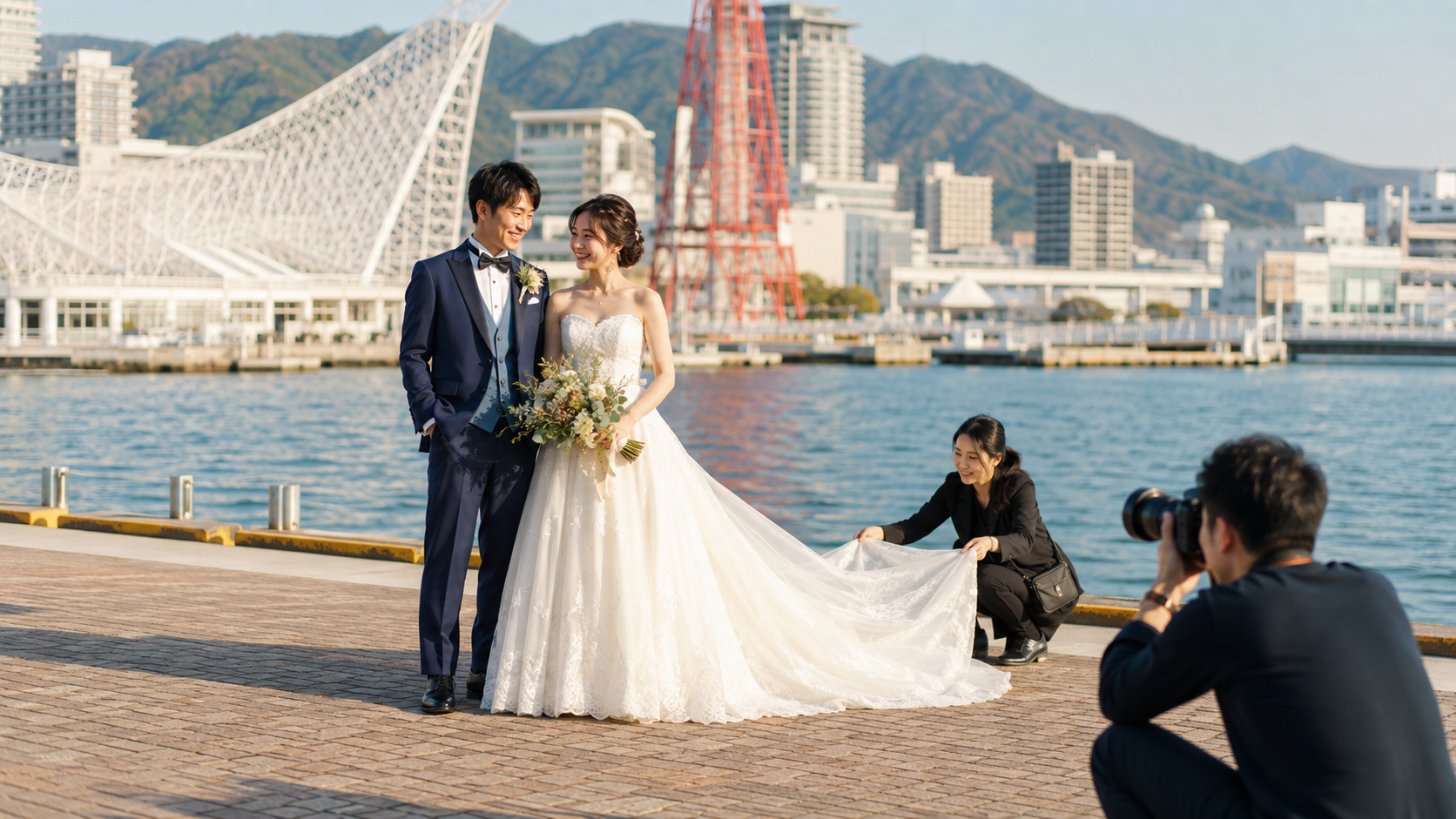 結婚式の前撮り特典は必要？当日撮影・前撮り・別撮りを比較【神戸】