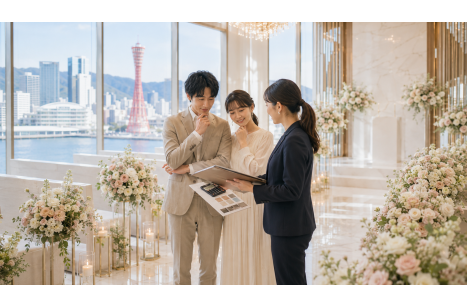 神戸の結婚式費用相場はいくら？人数・時期・内容別に自分たちの予算感を判断する方法